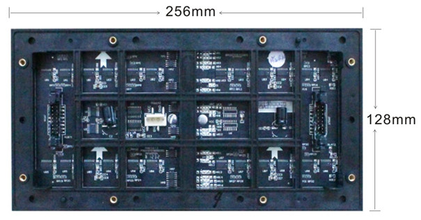 P8户外全彩LED显示屏单元板背面